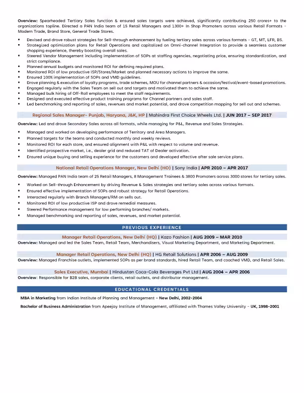Resume 2